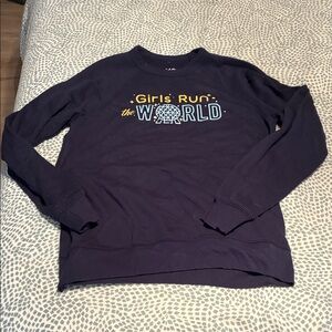 GIRLS RUN THE WORLD DISNEY EPCOT SWEATSHIRT